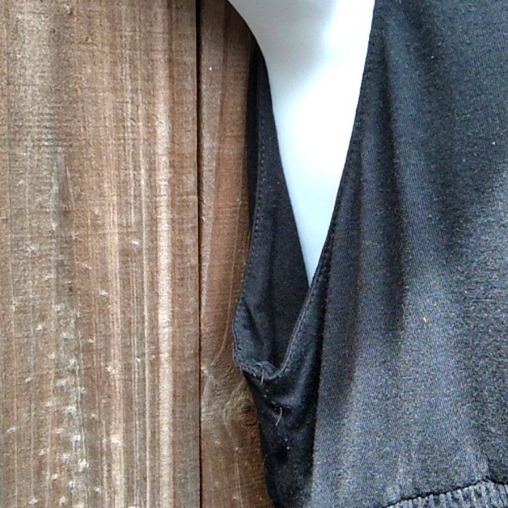 Deep V neck Knit Dress (3X) - Picture 3 of 8